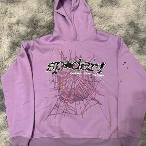 Light purple spider hoodie